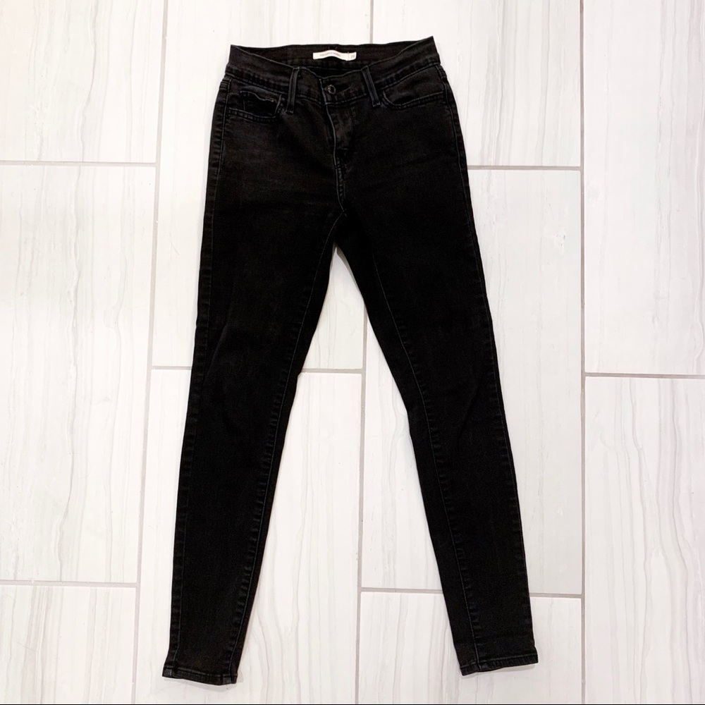 Levi’s Black 710 Super Skinny Jeans